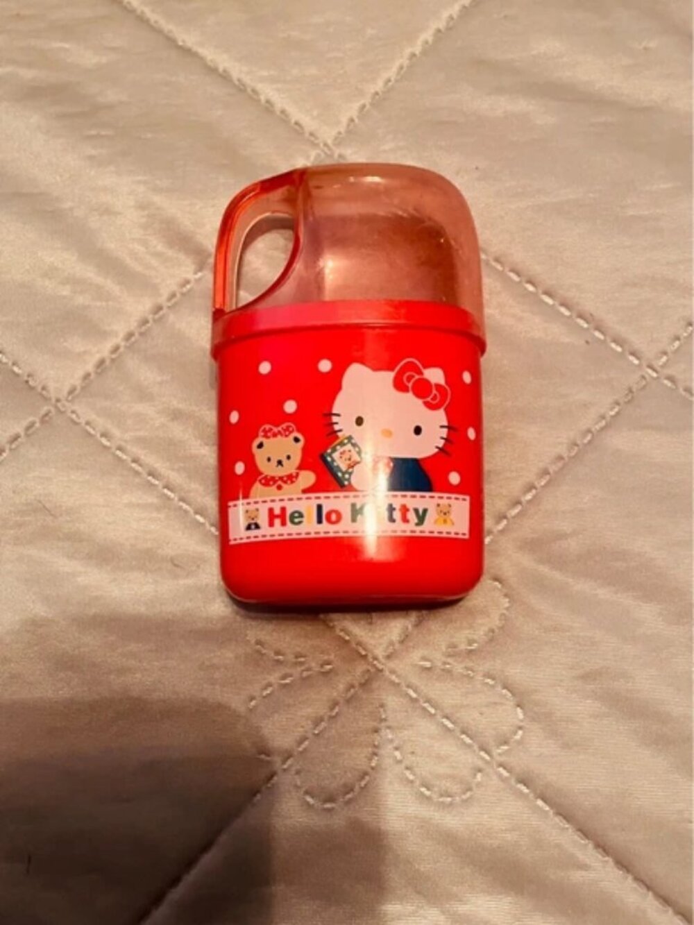Travel Toothbrush case. Hello Kitty
